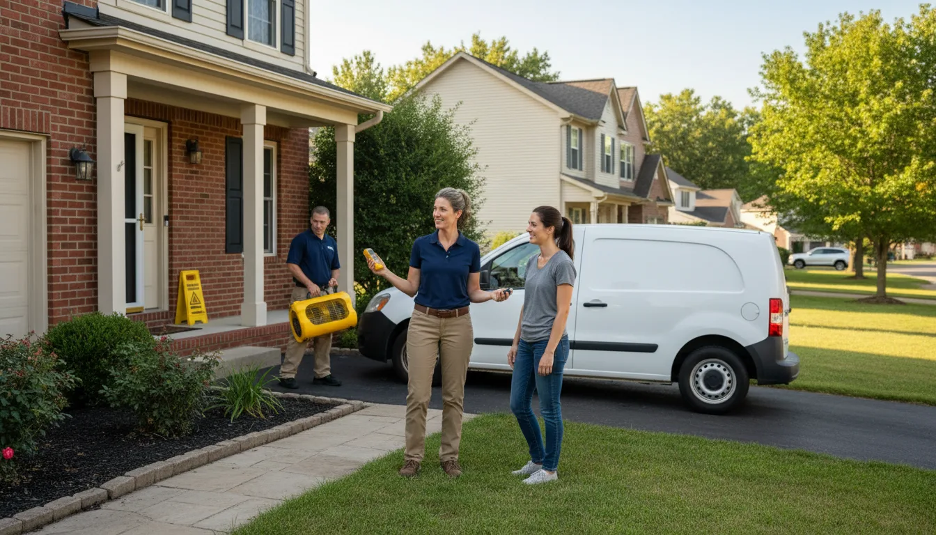 Water restoration image for Dehumidification And Cleanup Services in Minto, AK